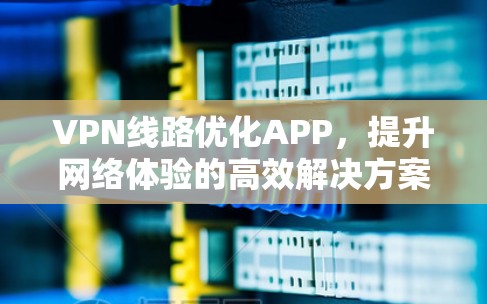 VPN线路优化APP，提升网络体验的高效解决方案